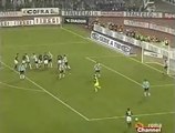 AS Rome: Le but marqué du talon par Mancini en 2003 contre la Lazio Rome