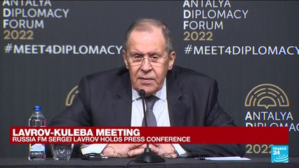 REPLAY: Russian FM Sergei Lvarov holds press conference
