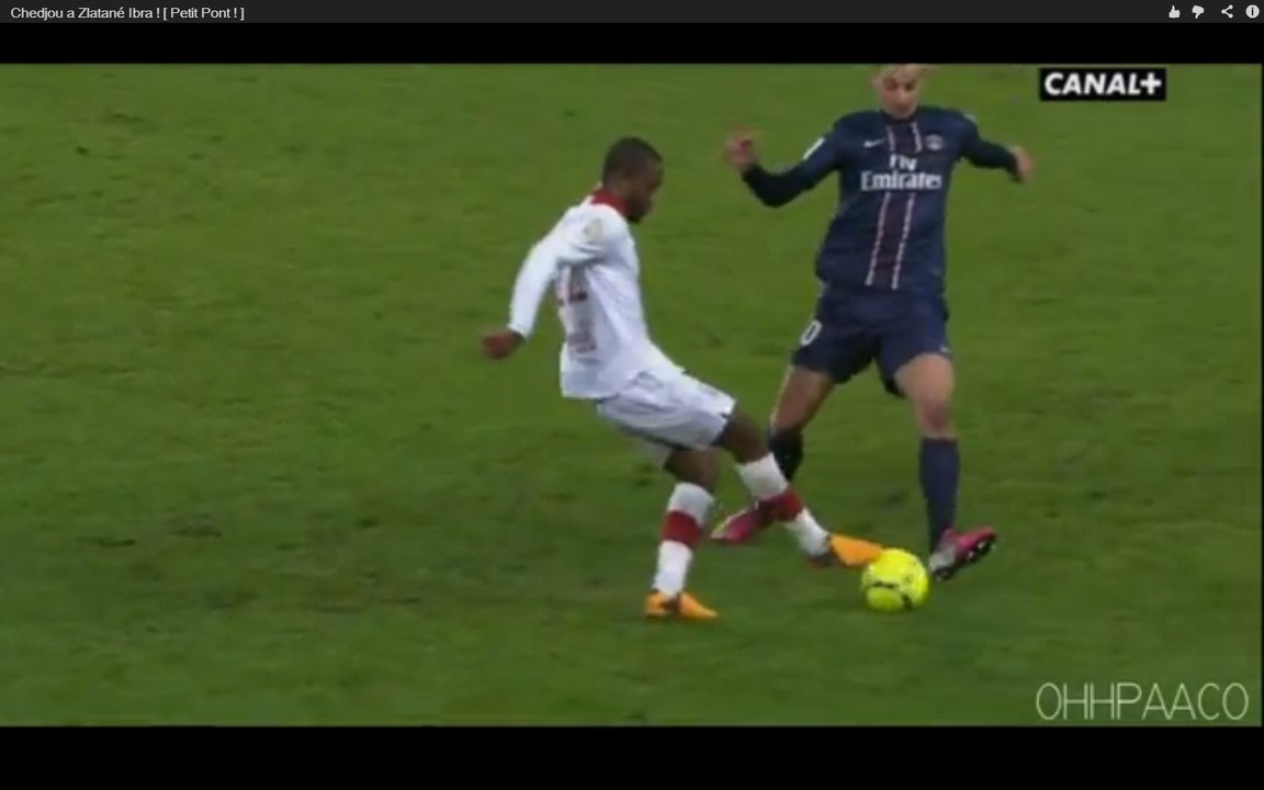 Vidéo : Aurélien Chedjou s'offre un petit pont sur Zlatan Ibrahimovic