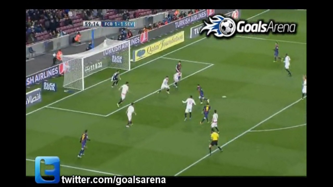 David Villa et Lionel Messi sauvent le FC Barcelone face au FC Séville