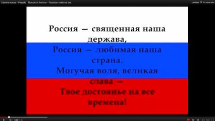 Hymne russe : Paroles, traduction et musique