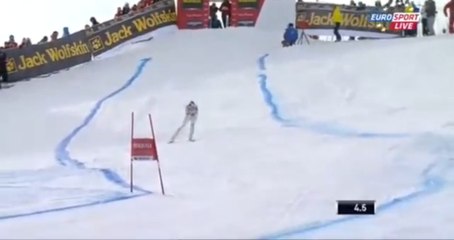 Lindsey Vonn : La vidéo de sa chute spectaculaire à Val d'Isère