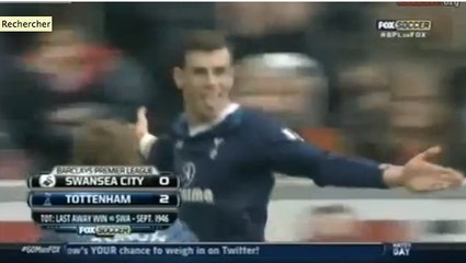 Le but de Gareth Bale somptueux avec Tottenham contre Swansea
