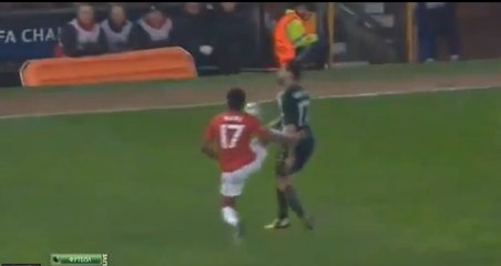 L'expulsion contestée de Nani lors de Manchester United - Real Madrid