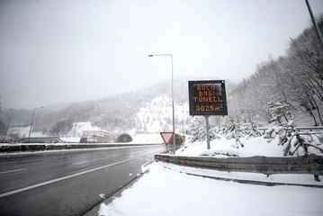 Bolu Dağı'nda kar etkisini artırdı