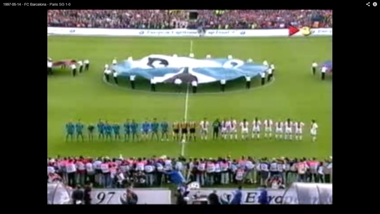 PSG-Barcelone : Revivez la finale de Coupe des Coupes 1997 entre les deux clubs