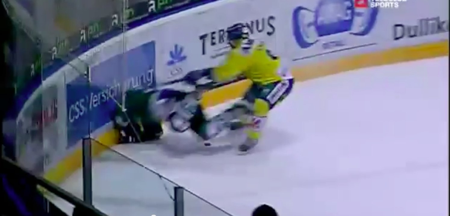 Hockey sur glace : Un joueur suisse devient paraplégique après une mise en échec