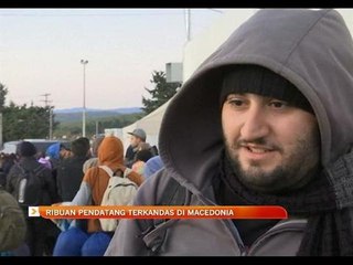 Ribuan pendatang terkandas di Macedonia