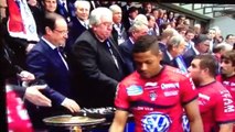 Finale Top 14 : Delon Armitage, le joueur du RC Toulon, met un vent à François Hollande
