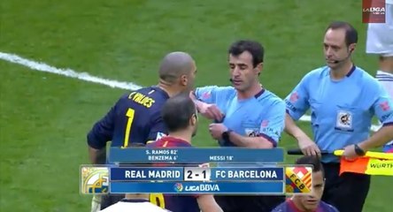 Real Madrid - FC Barcelone : L'expulsion de Victor Valdès à la fin de la rencontre