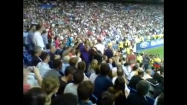 Le sketch de Liam Gallagher pendant Real Madrid - Manchester City