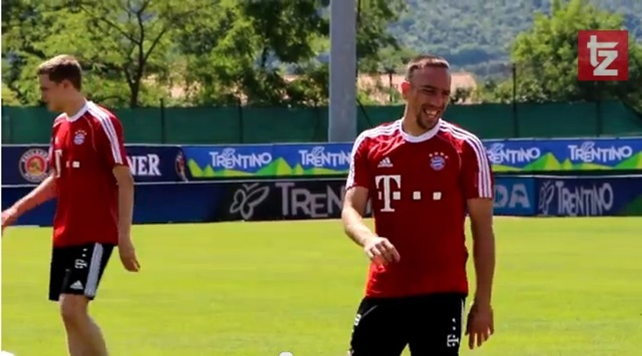 Insolite : la dernière blague de Franck Ribéry à l'entraînement du Bayern Munich