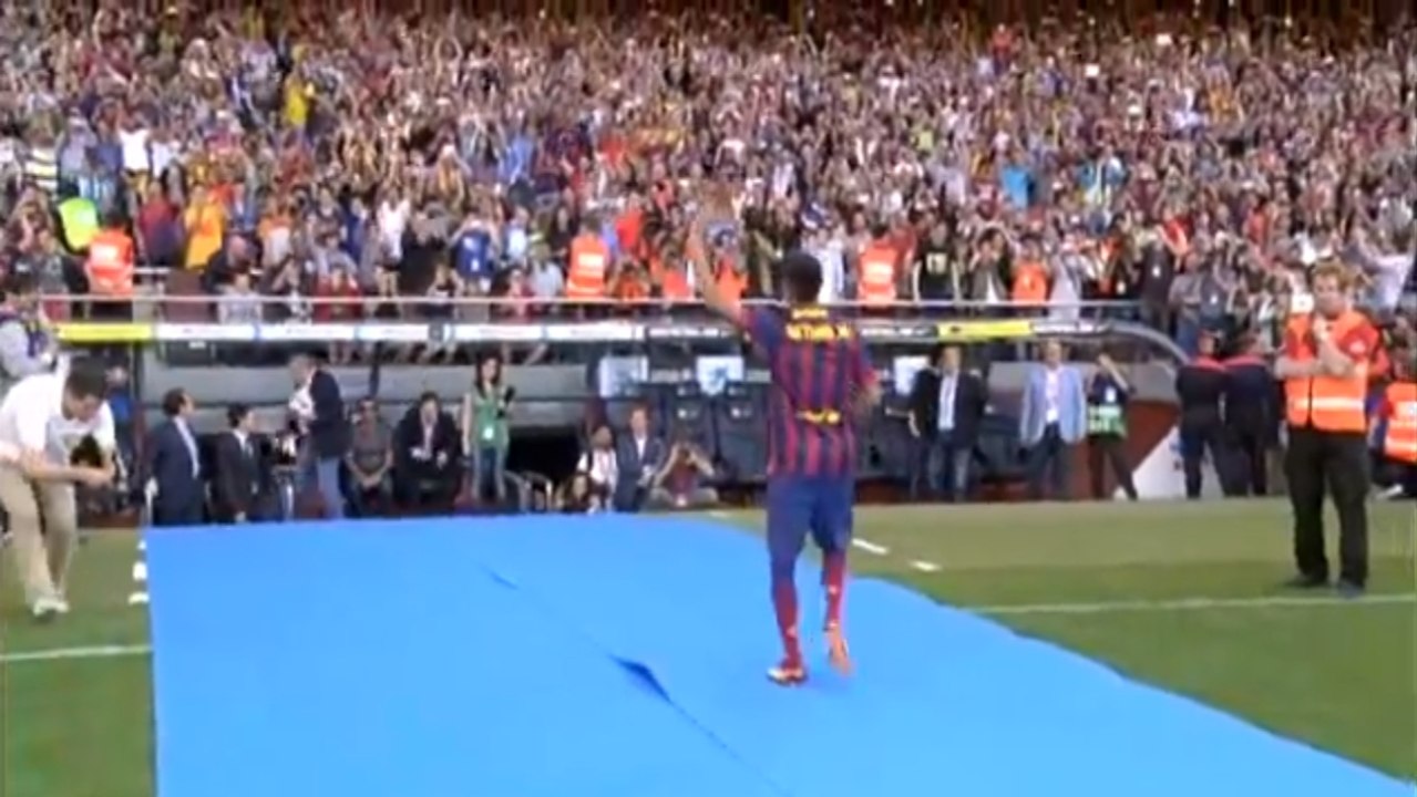 FC Barcelone : La présentation de Neymar au Camp Nou