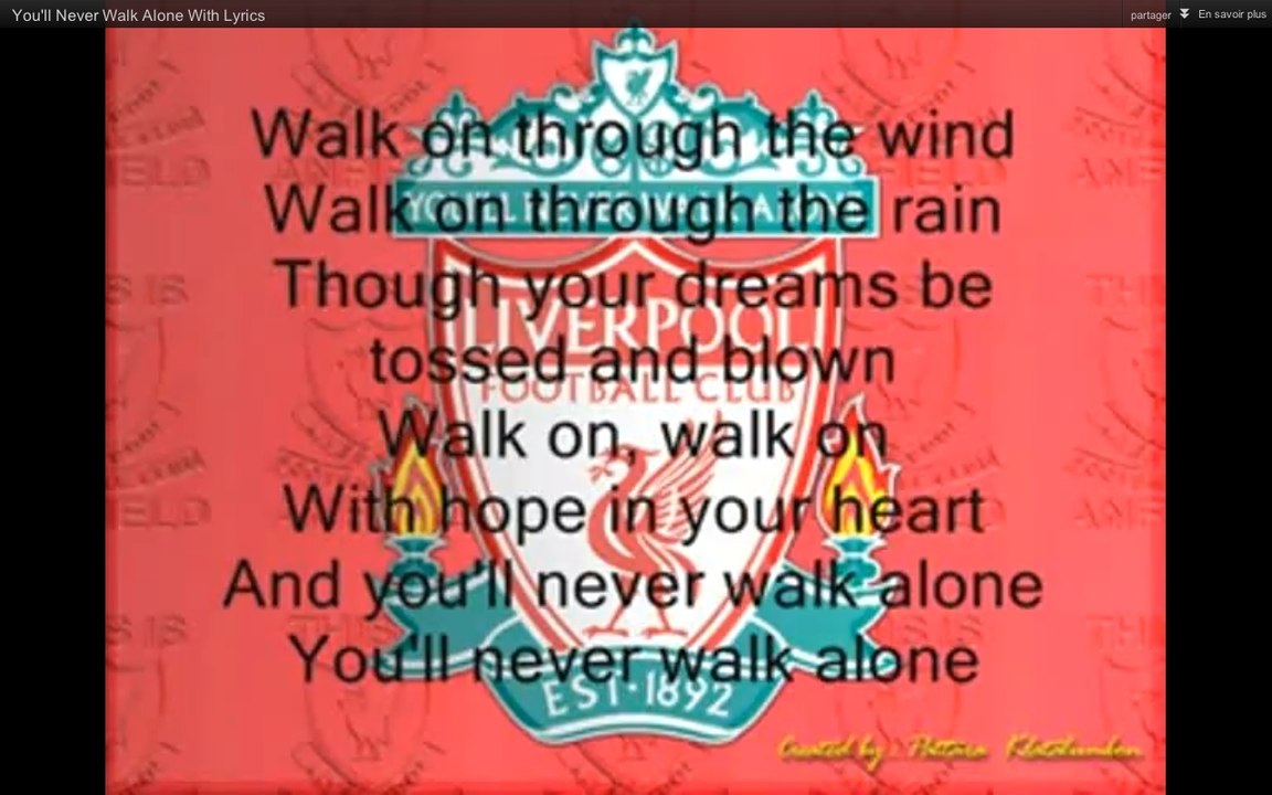 You'll Never Walk Alone: l'hymne de Liverpool avec les paroles et la traduction