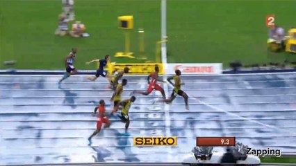 Usain Bolt champion du monde en 9"77 sur 100m