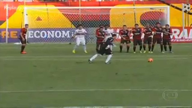 Le but du gardien Rogerio Ceni magnifique avec Sao Paulo