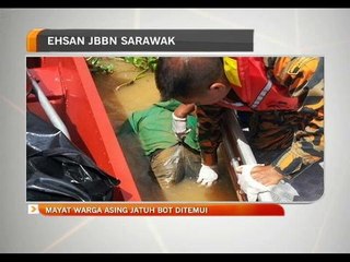Mayat warga asing jatuh sungai ditemui