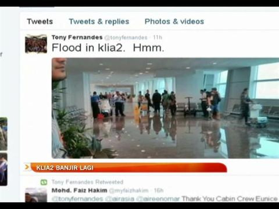 KLIA2 banjir lagi