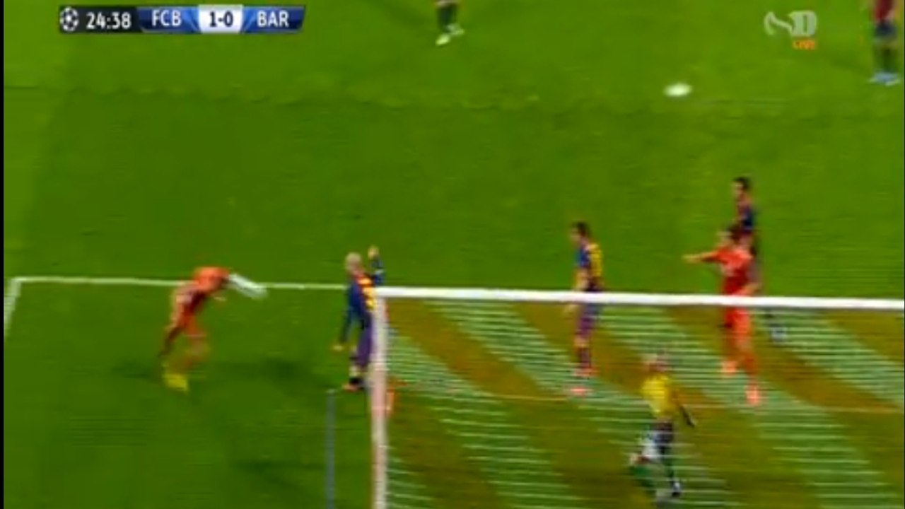 Le but de Thomas Müller lors de Bayern Munich - FC Barcelone