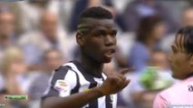 Paul Pogba crache sur un adversaire et se prend un carton rouge lors de Juventus Turin - Palerme