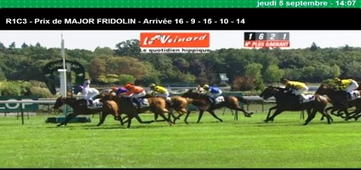 Résultat PMU Quinté du 5 septembre 2013 : Les rapports de la course du jour