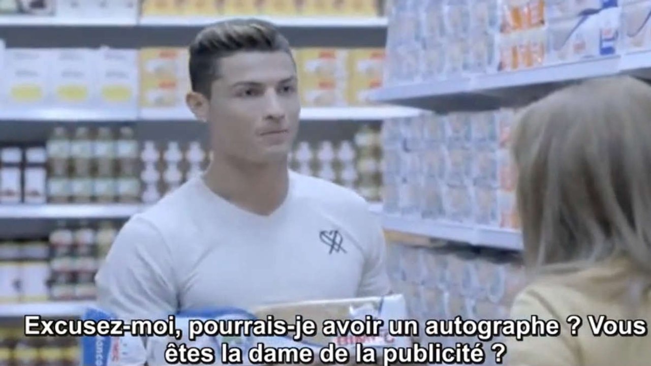 Cristiano Ronaldo remplace Lionel Messi et se moque de lui dans une publicité