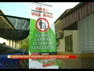 Kelantan catat penurunan kes denggi