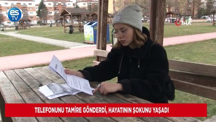 Telefonunu tamire gönderdi, hayatının şokunu yaşadı