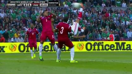 Le but de Jimenez magique sur un retourné avec le Mexique