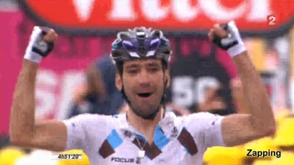 Tour de France 2013 : Christophe Riblon vainqueur magnifique à l'Alpe d'Huez. Résultat et palmarès de la 18e étape