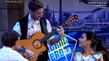 Sergio Ramos se la joue à la Julio Iglesias et fait pleurer sa compagne Pilar Rubio