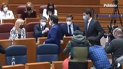 Momentos de la constitución de las Cortes de Castilla y León tras el pacto de Mañueco con Vox