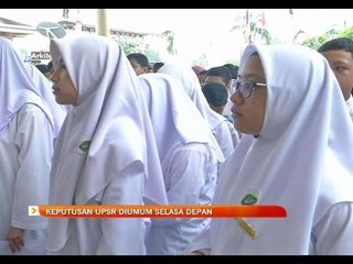 keputusan UPSR diumum Selasa depan