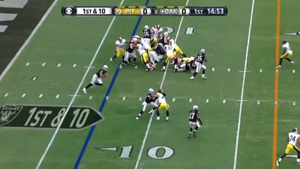 NFL : Terrelle Pryor bat le record de distance parcourue pour un touchdown