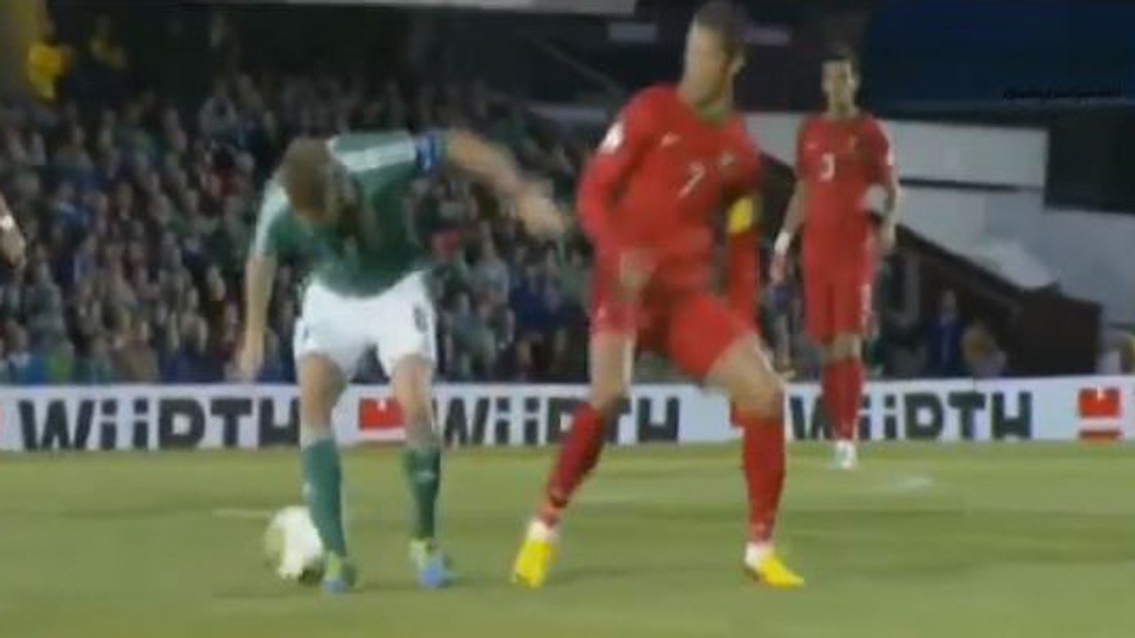 Le dribble de Cristiano Ronaldo qui humilie un adversaire avec le Portugal