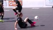 Les jongles extraordinaires en freestyle d'une joueuse du FC Barcelone