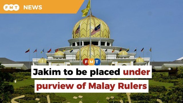 Islamic development department to be placed under purview of Malay Rulers