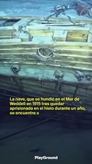Encuentran el legendario barco de Shackleton en la Antártida