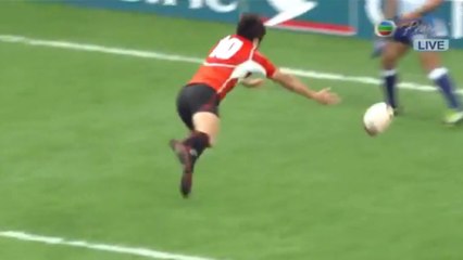 L'essai le plus raté du monde est l'oeuvre du rugbyman japonais Kosuke Hasino
