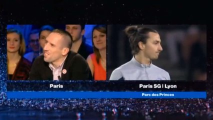 Franck Ribéry "kiffe" Zlatan Ibrahimovic