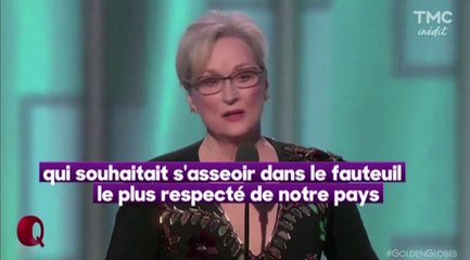Le zapping du 10/01 : Le vibrant discours anti-Trump de Meryl Streep aux Golden Globes 2017