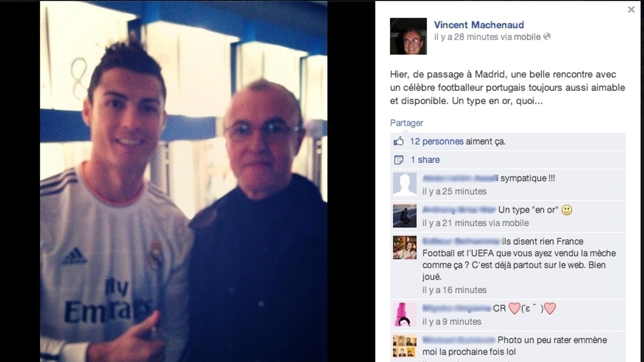 Cristiano Ronaldo Ballon d'Or 2013 ? La photo "fuite" qui fait polémique