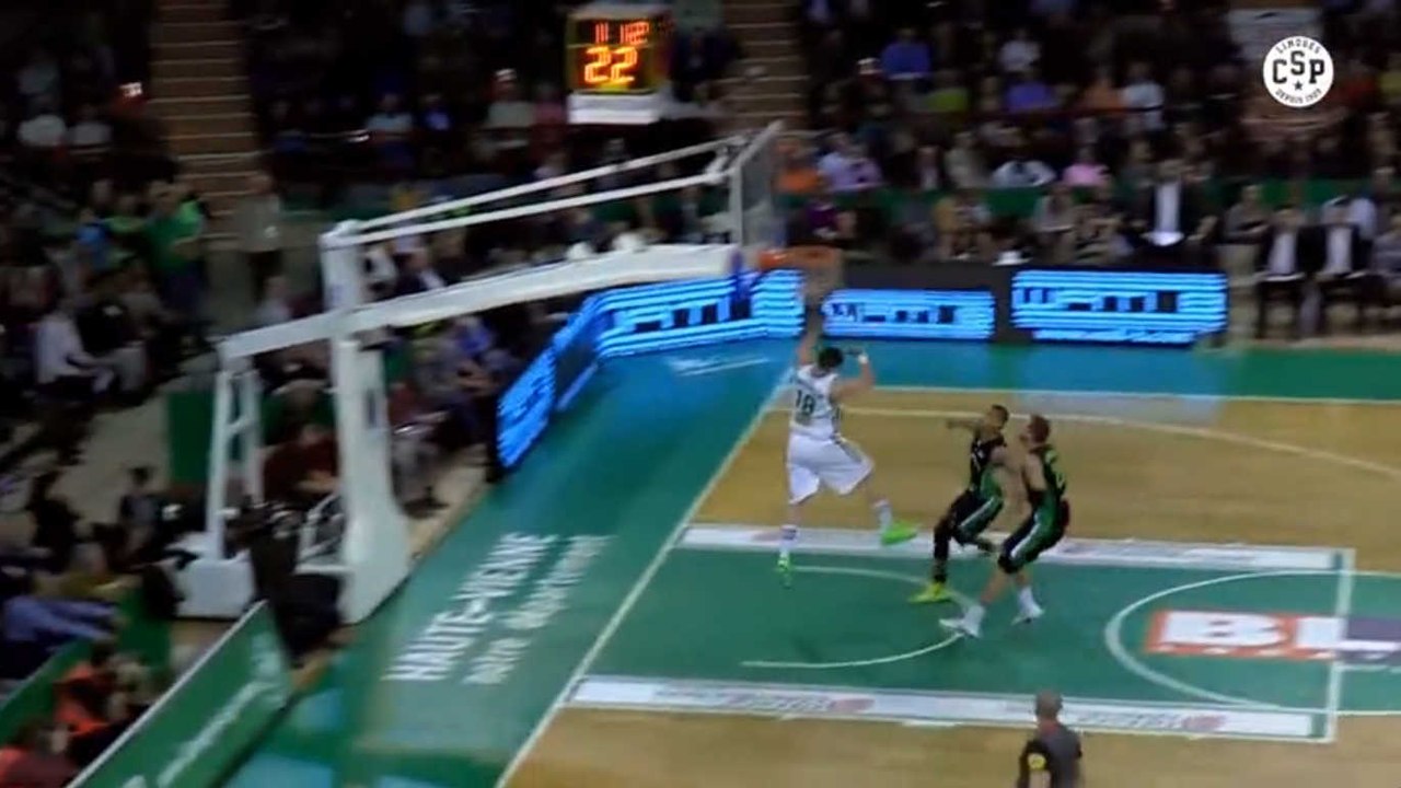 Insolite : Le panier le plus beau et le plus chanceux de l'année lors de ASVEL- Limoges en Pro A