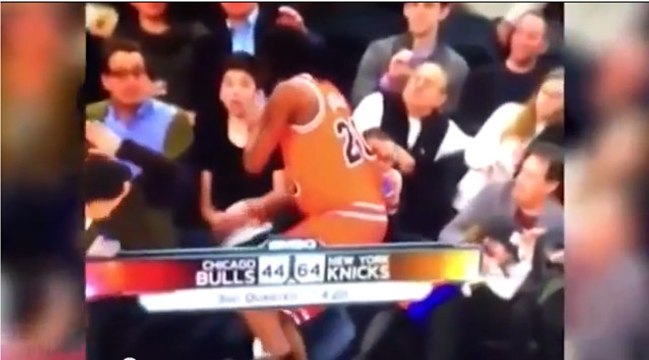 NBA : Un père sauve sa fille qui allait être écrasée par un joueur des Chicago Bulls