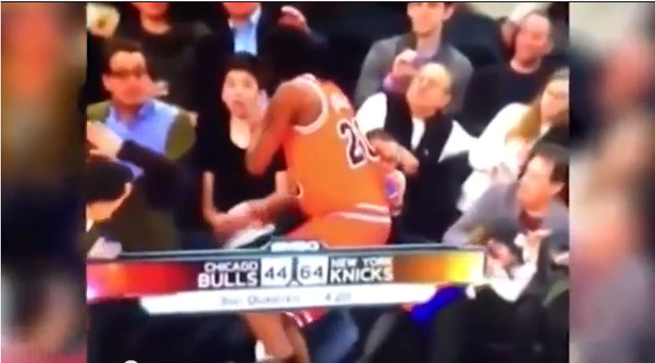 NBA : Un père sauve sa fille qui allait être écrasée par un joueur des Chicago Bulls