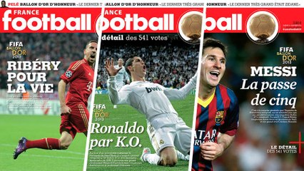 Ballon d'Or 2013 : Cristiano Ronaldo vainqueur selon la Une de France Football