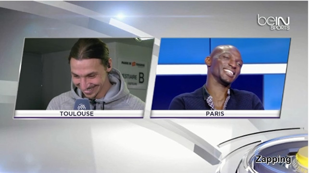 PSG : Zlatan Ibrahimovic parle français et trouve Zoumana Camara "plus moche à la télé qu'en vrai"