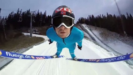 Sotchi 2014 : Saut à ski en caméra embarquée avec le norvégien Anders Jacobsen