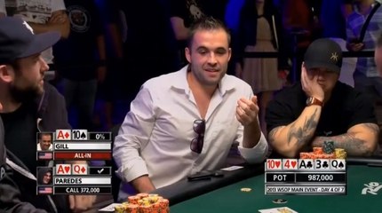 Poker : L'incroyable bad beat de Gill Carter lors du World Series of Poker