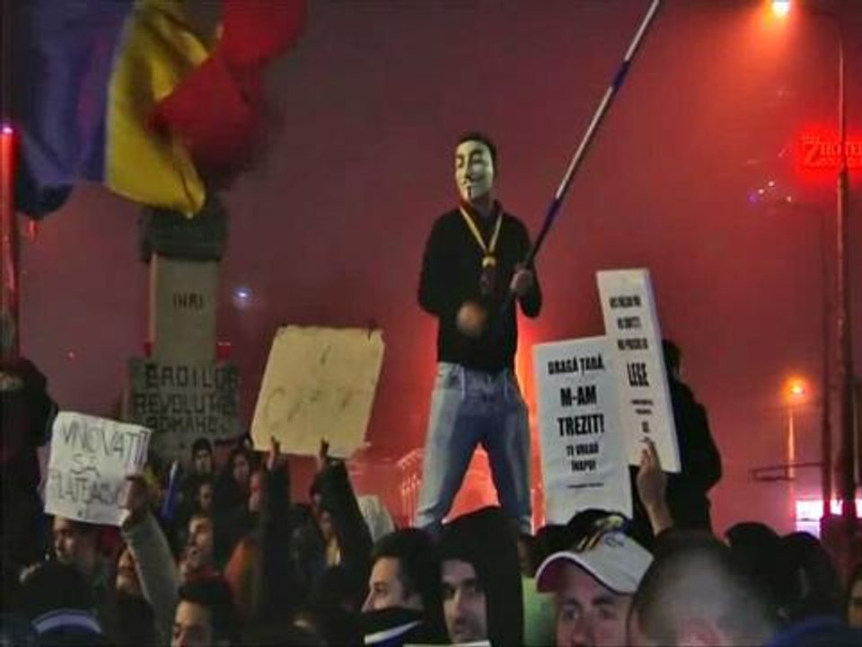 Outrage in Bucharest
